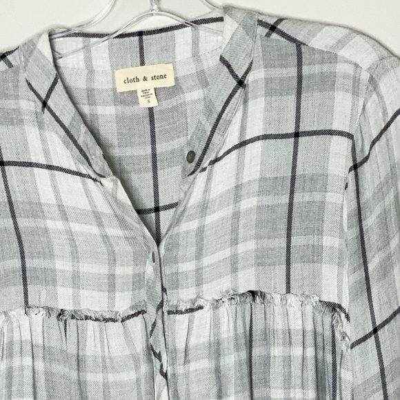 CLOTH & STONE PLAID SWING TUNIC - Picture 6 of 6